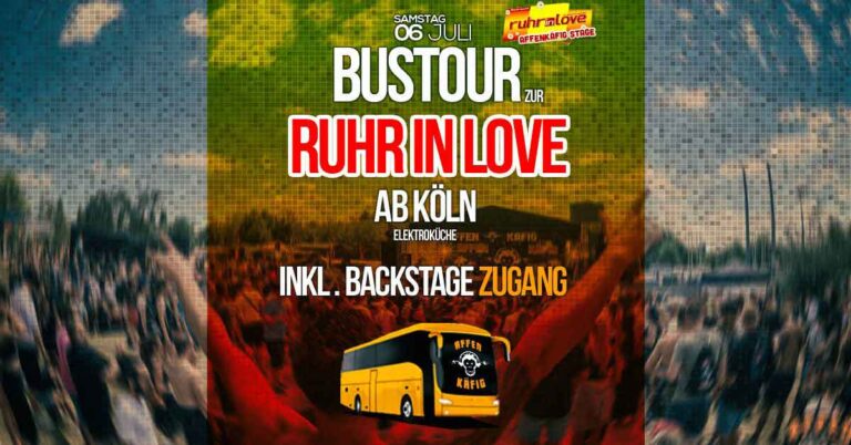 Affenkäfig x Ruhr in Love Bustour, VIP & Aftershow