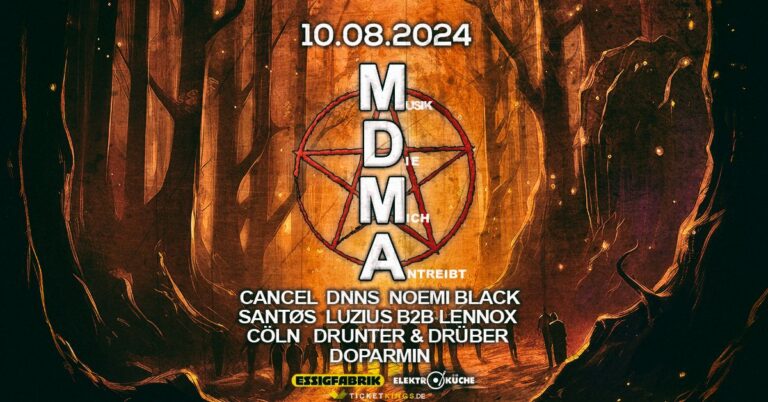 M.D.M.A – Musik die Mich antreibt am 10.08.2024 Essigfabrik & Elektroküche